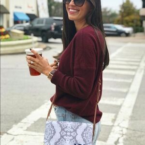 Barrington Gifts Catherine Crossbody Leather Patch Edition